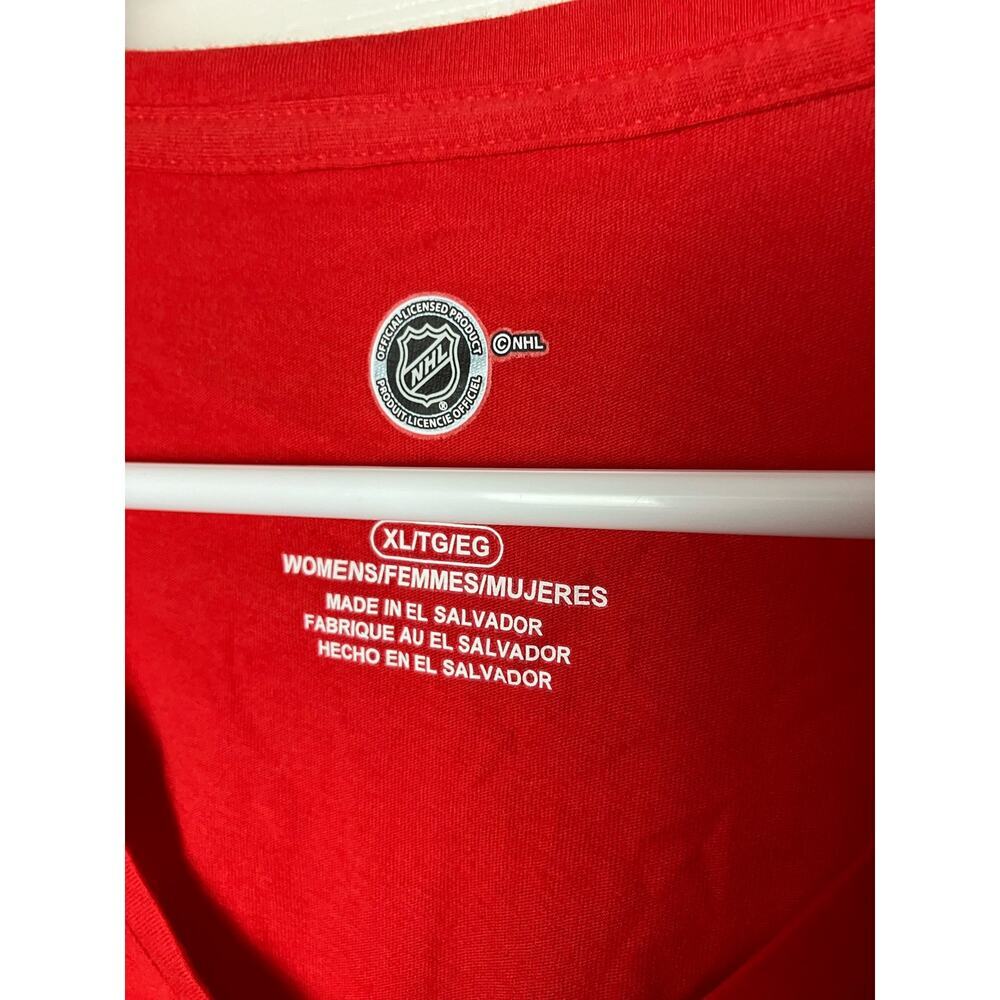 Chicago Blackhawks Chi NHL T- Shirt Red Long Sleeve Women Size XL Hockey - Picture 3 of 8